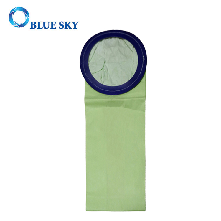 Зеленый бумажный мешок для сбора пыли для пылесосов с электростатическим вкладышем