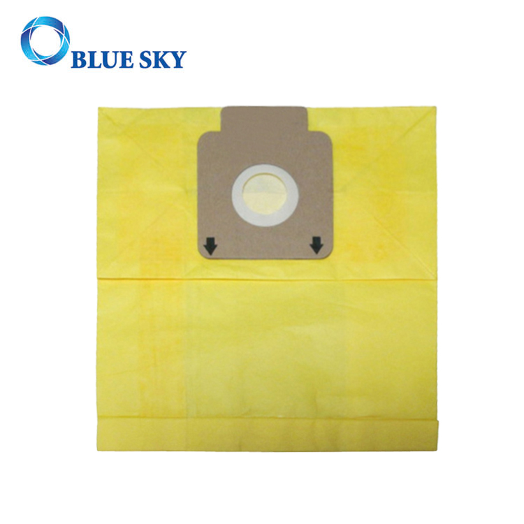 Желтые бумажные мешочные фильтры для сбора пыли для пылесосов Panasonic MC-2700 MC-8120 MC-E93N