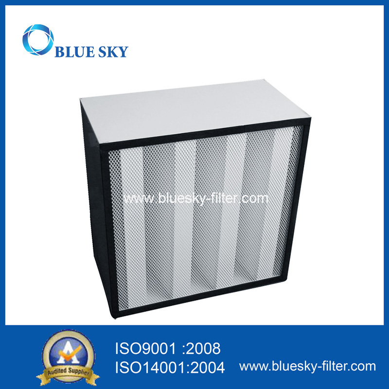 585X585X292mm HVAC Box 99,995% Воздушные фильтры H14 HEPA